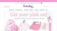 Desktop Screenshot of pinkgolftees.com